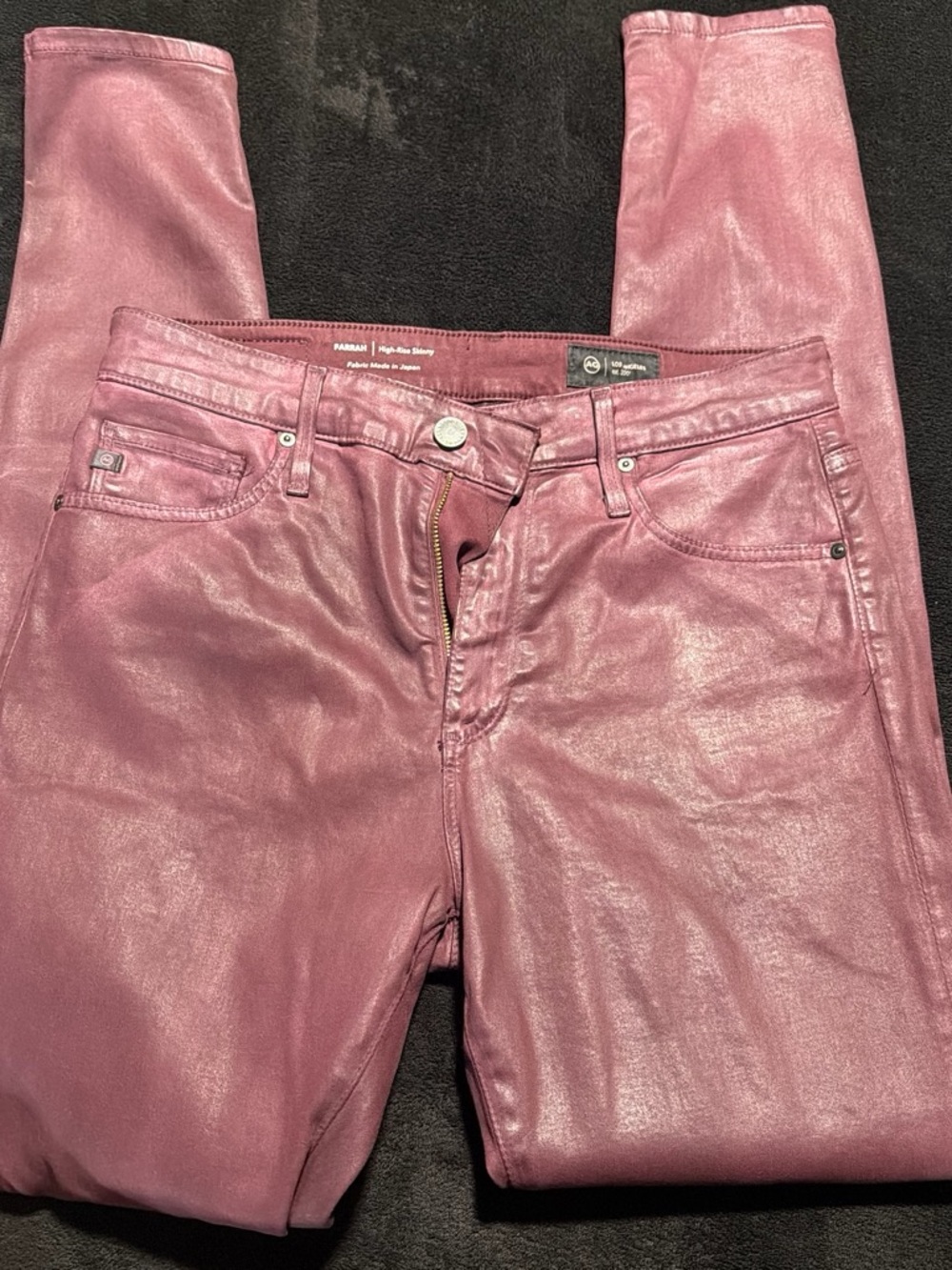 AG Leather-Look Women’s Jeans